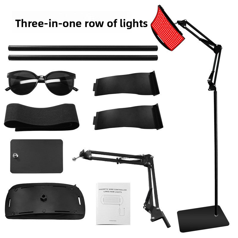 Red light therapy lamp