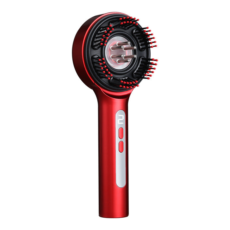 Electric Massage Comb with Red and Blue Light Therapy