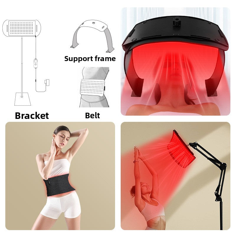 Red light therapy lamp