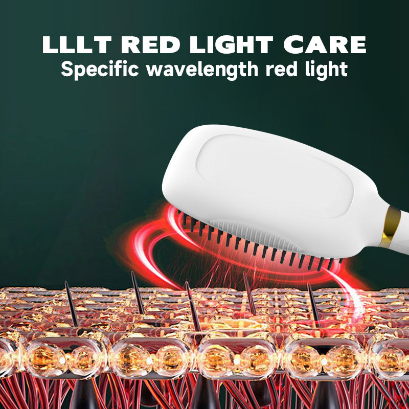 Electric Photon Hair Massager with Red Light Therapy and Microcurrent