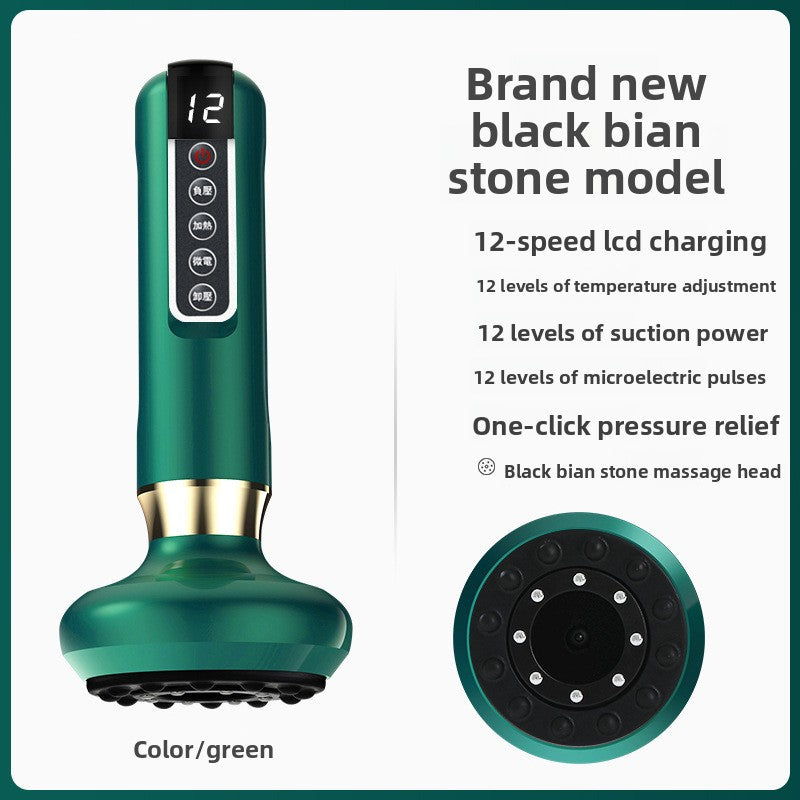 Electric Gua Sha Massager with Heating and Red Light Therapy